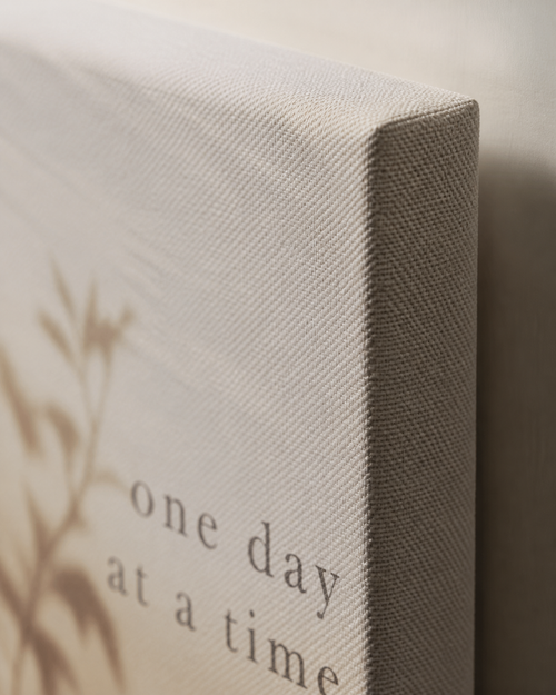 One Day at a Time — Linen Canvas